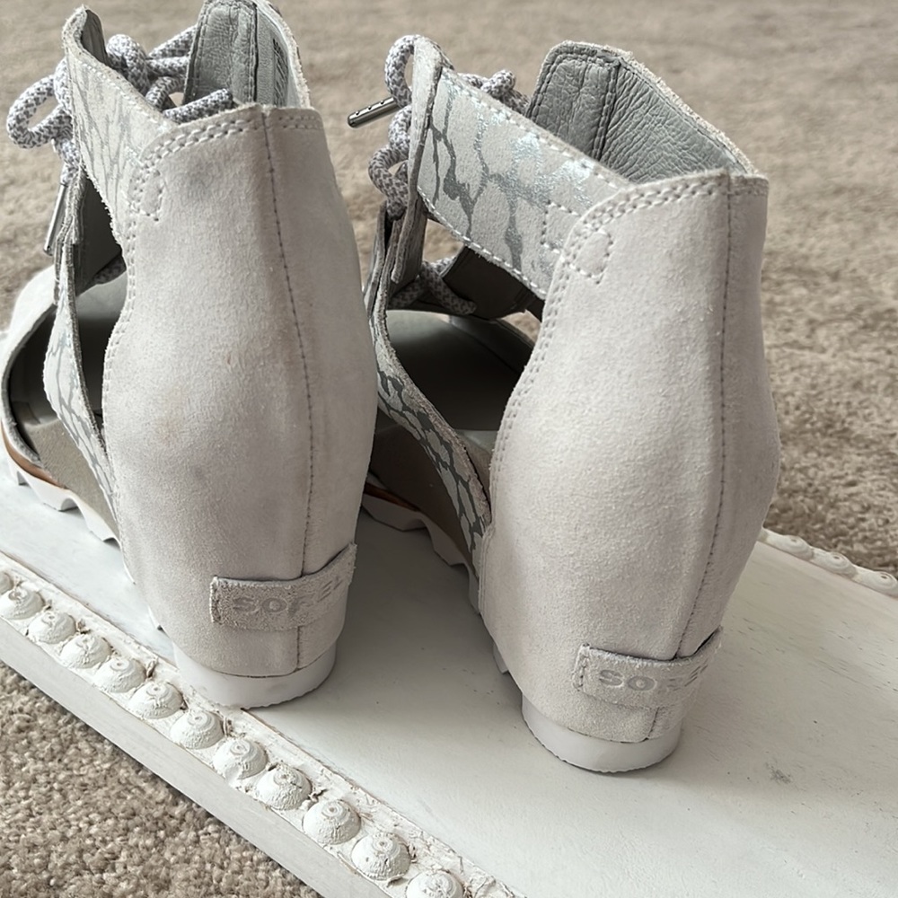 Sorel Women's Sandals in Light Gray - Picture 4 of 8